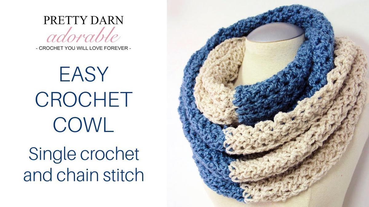'Video thumbnail for Crochet Cowl Tutorial - Learn How to Crochet a Cowl'
