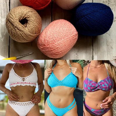 Best yarns for crochet bikini & swimsuit