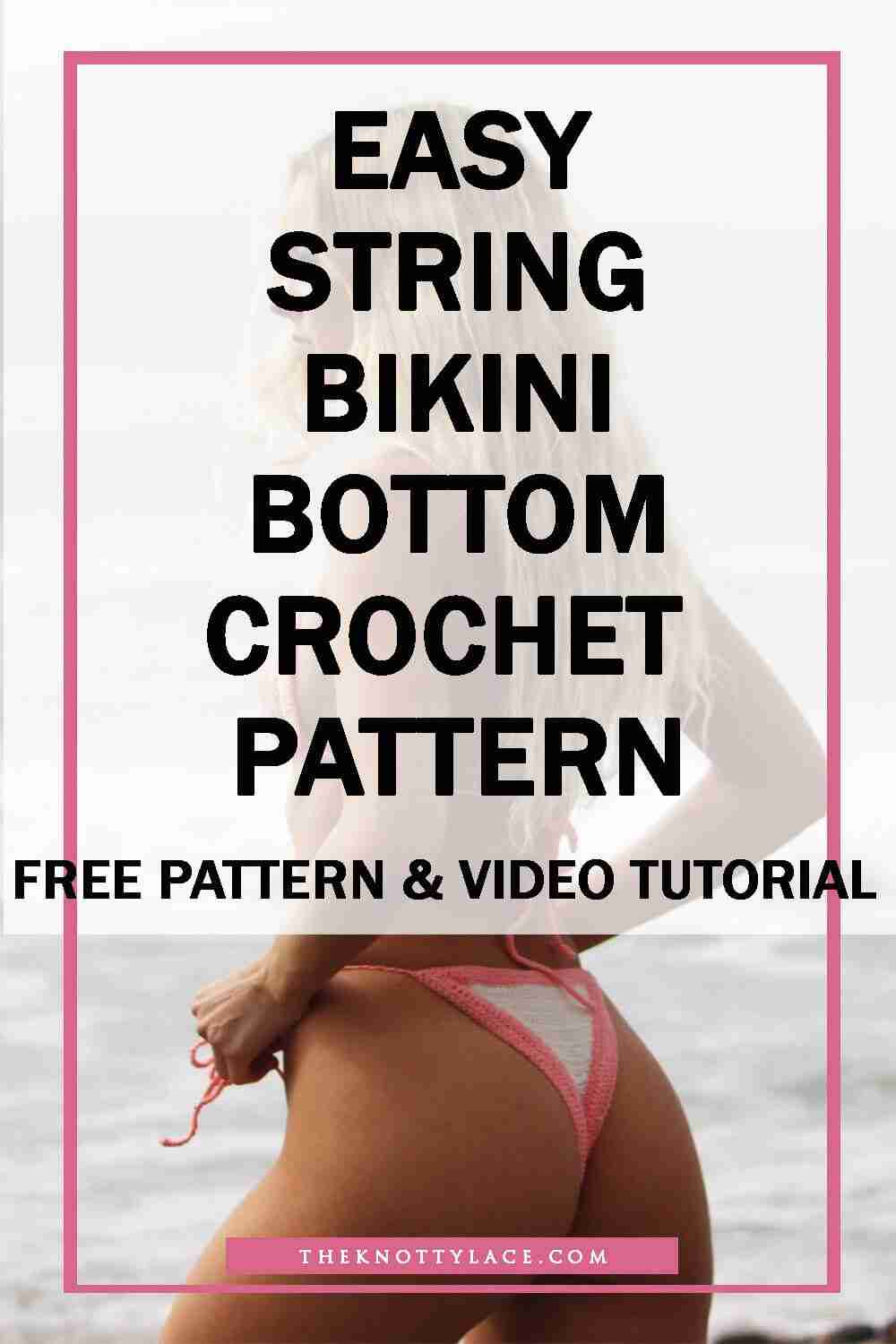 Easy string bikini bottom tutorial