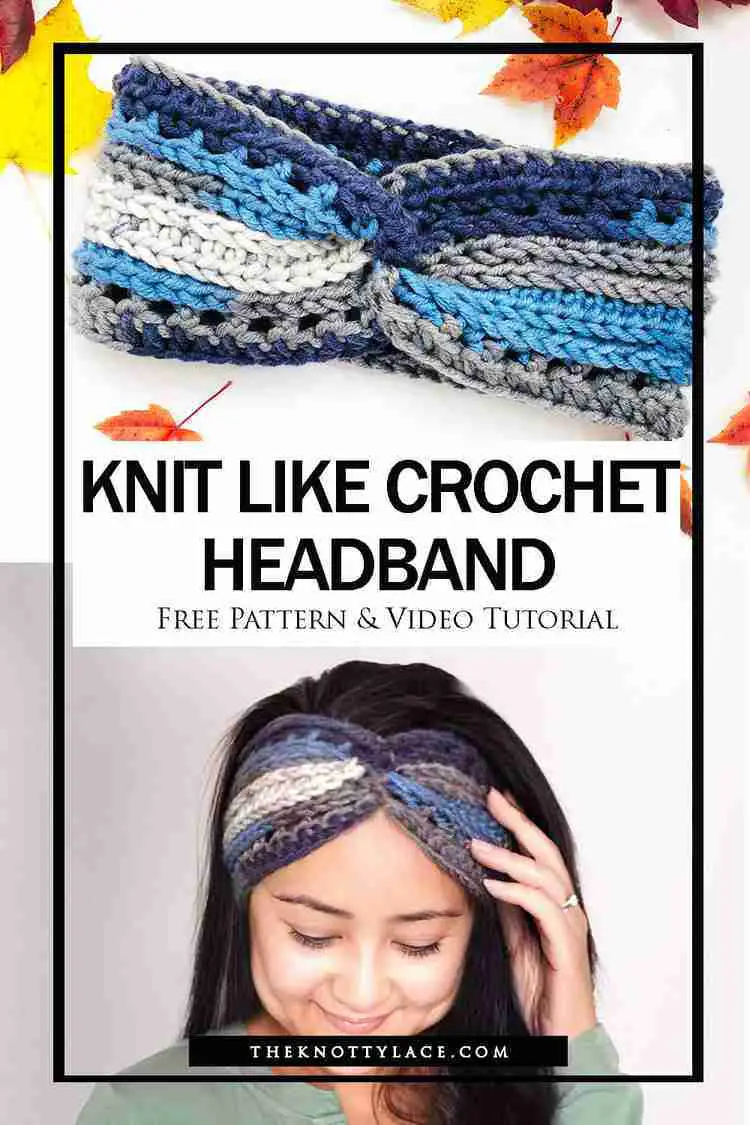 Autumn Crochet Headband Knit Like Stitches