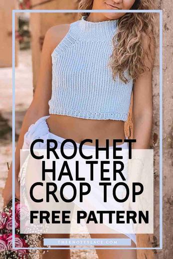 How To Crochet A Halter Crop Top