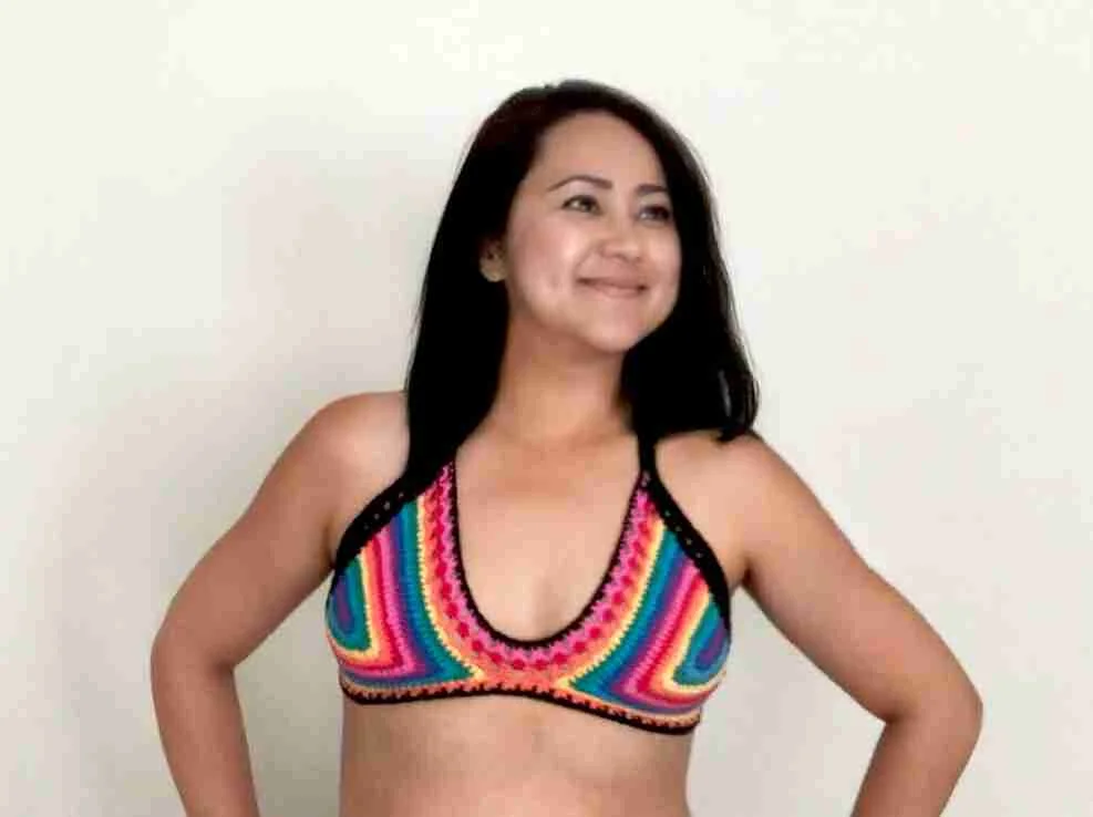 Rainbow Pride Bralette Crochet Pattern - Image 2