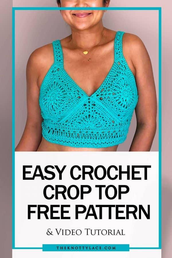 Mermaid crochet bralette tutorial is up on my you tube channel