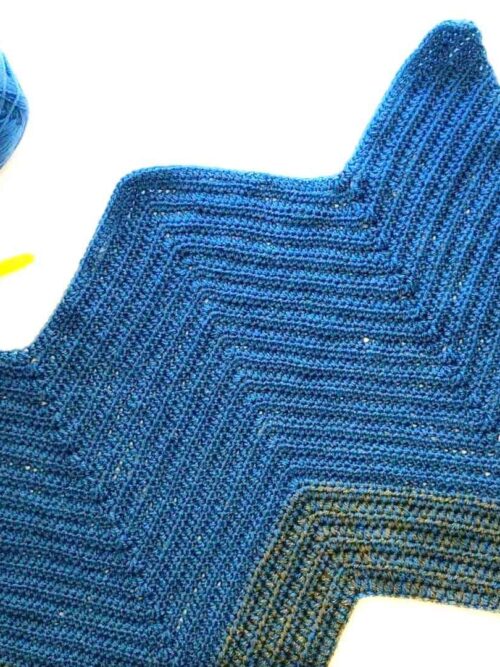chevron denim tank top crochet pattern