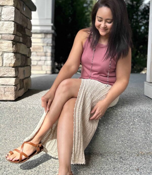 boho crochet skirt
