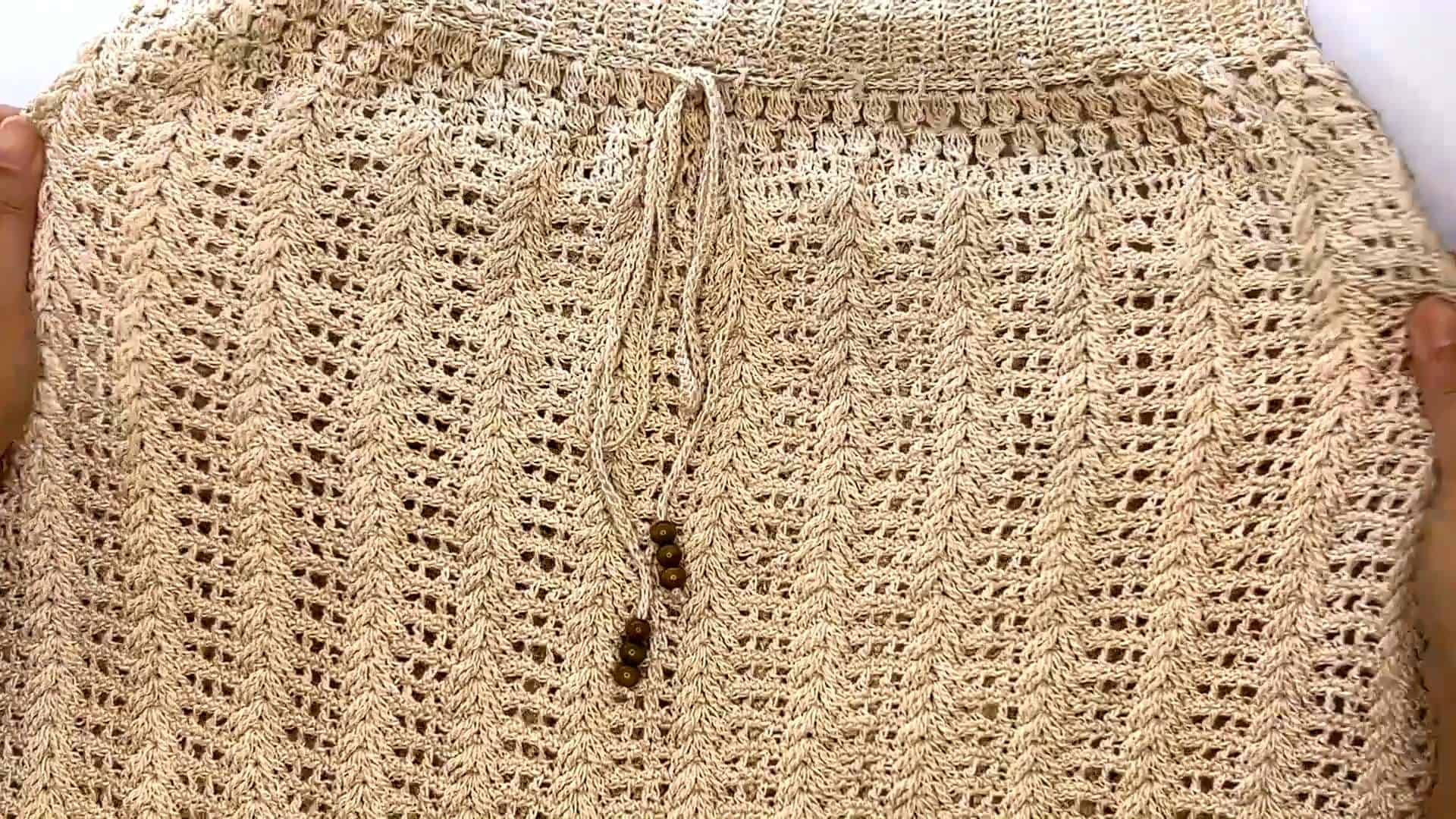 boho crochet skirt