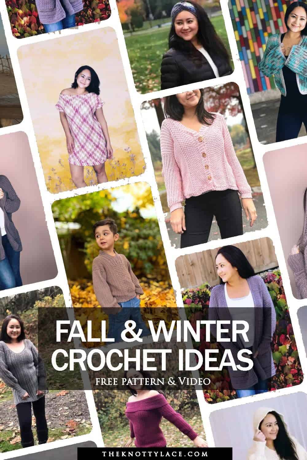 Fall winter crochet ideas free pattern & video
