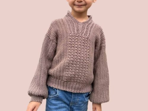 unisex crochet sweater