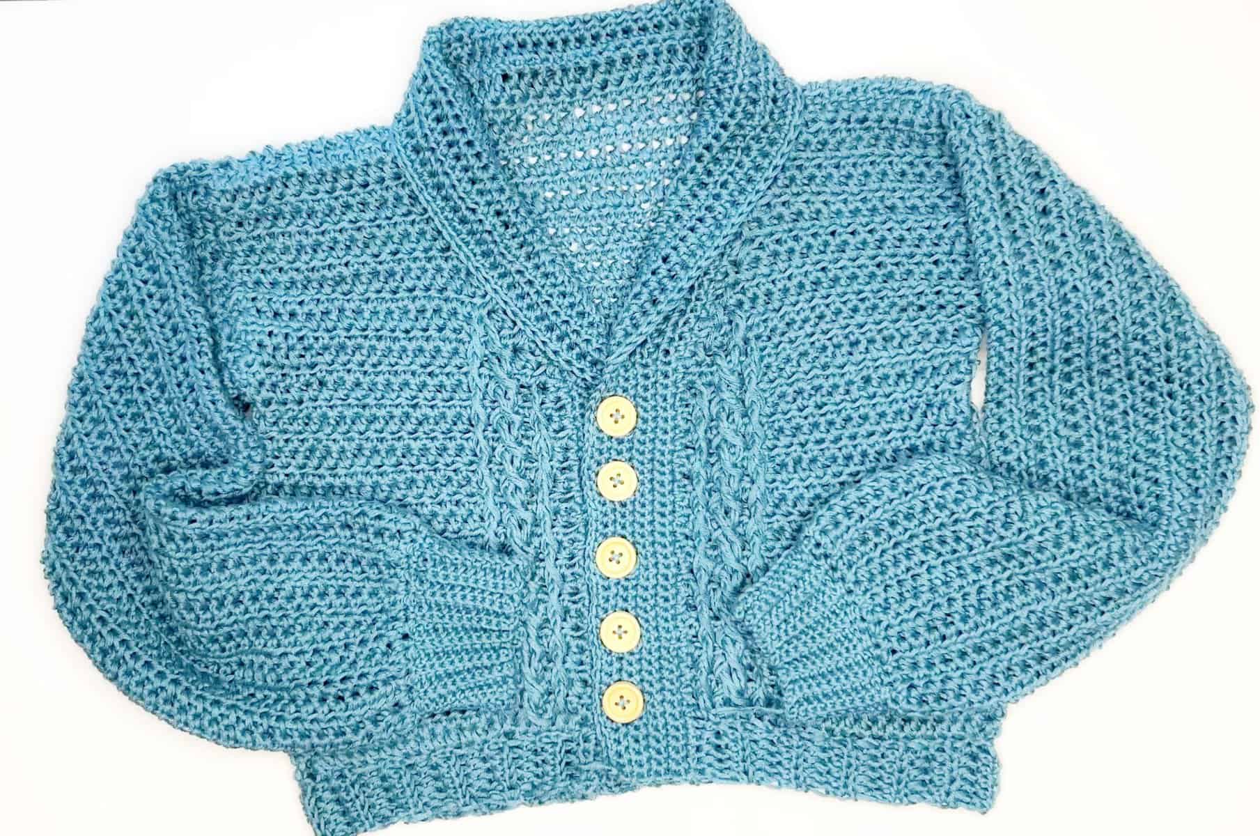 button up cable sweater
