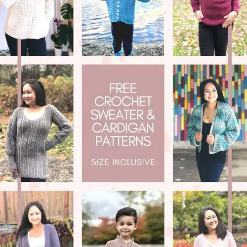 Free Crochet Sweater & Cardigan Patterns