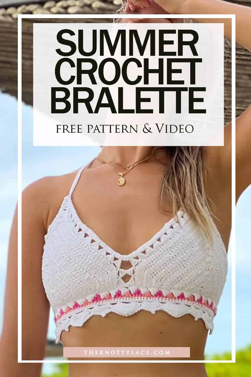 Arielle Crochet Bralette Free Pattern & Video