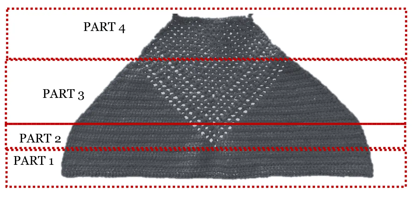 Arrowhead Crochet top pattern