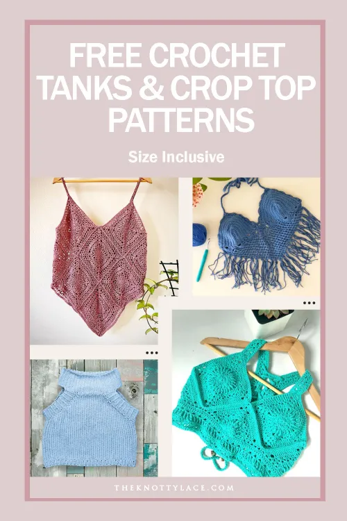 free crochet tank tops and crop top patterns