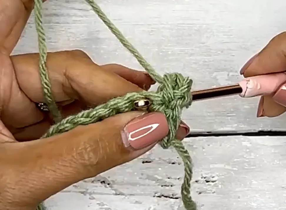 herringbone dc stitch tutorial