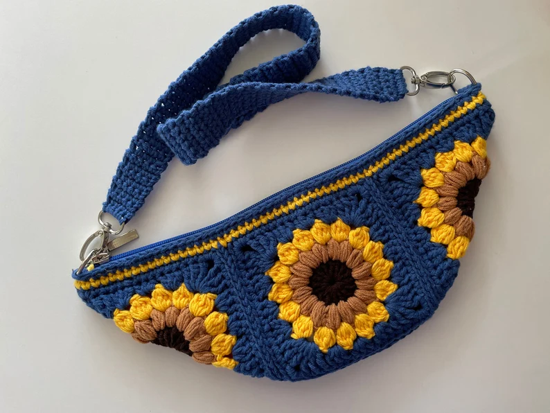 crossbody crochet bag