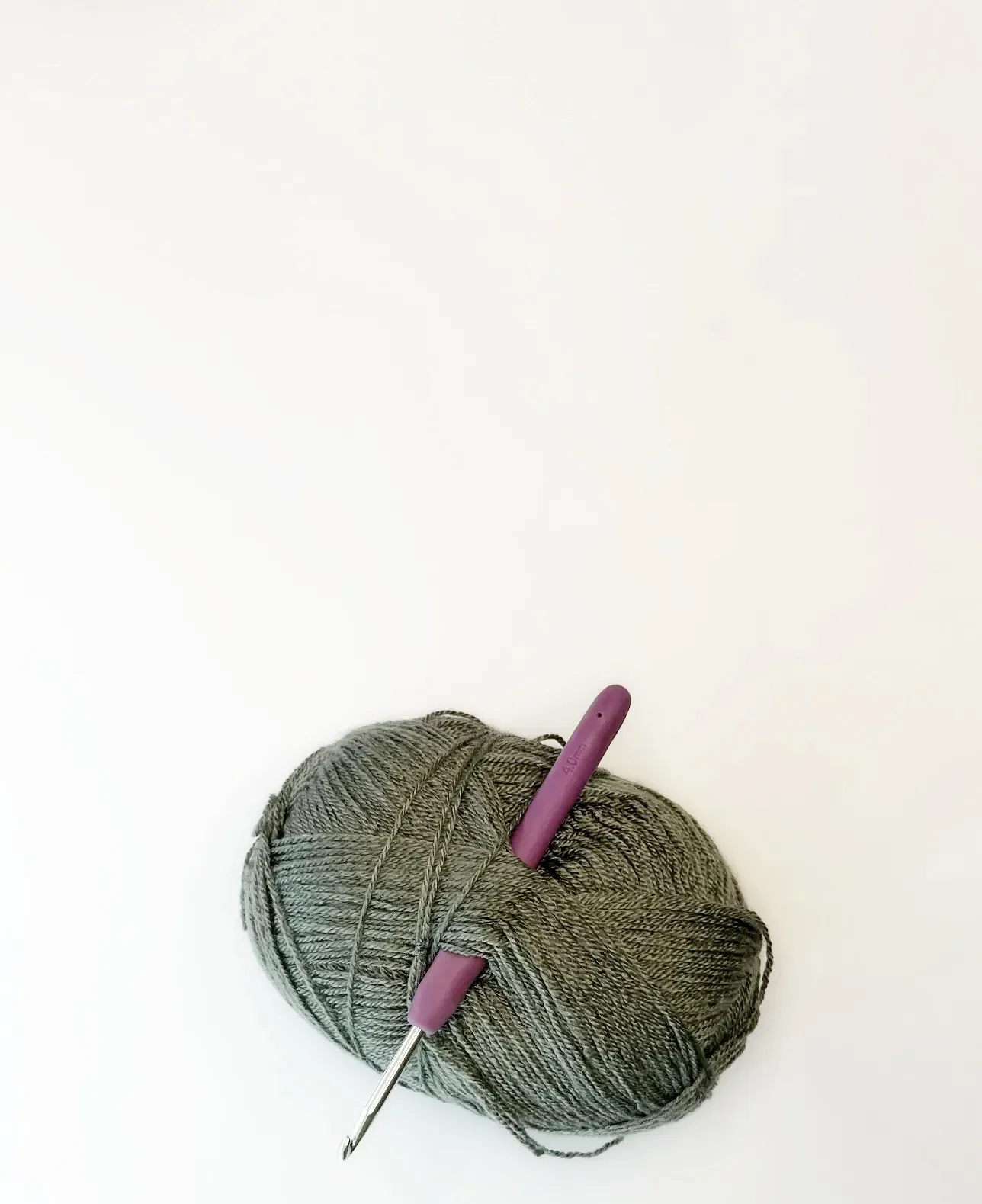 yarn and crochet hook