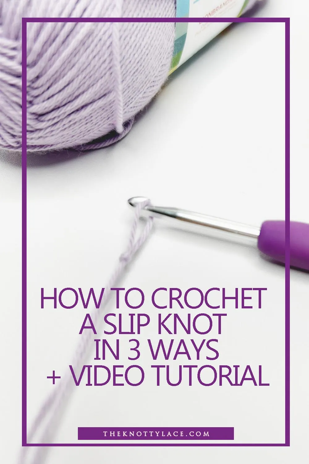 how to crochet a slip knot