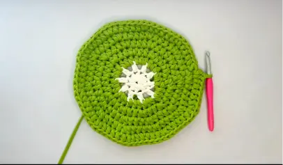 Crochet lime handbag purse pattern