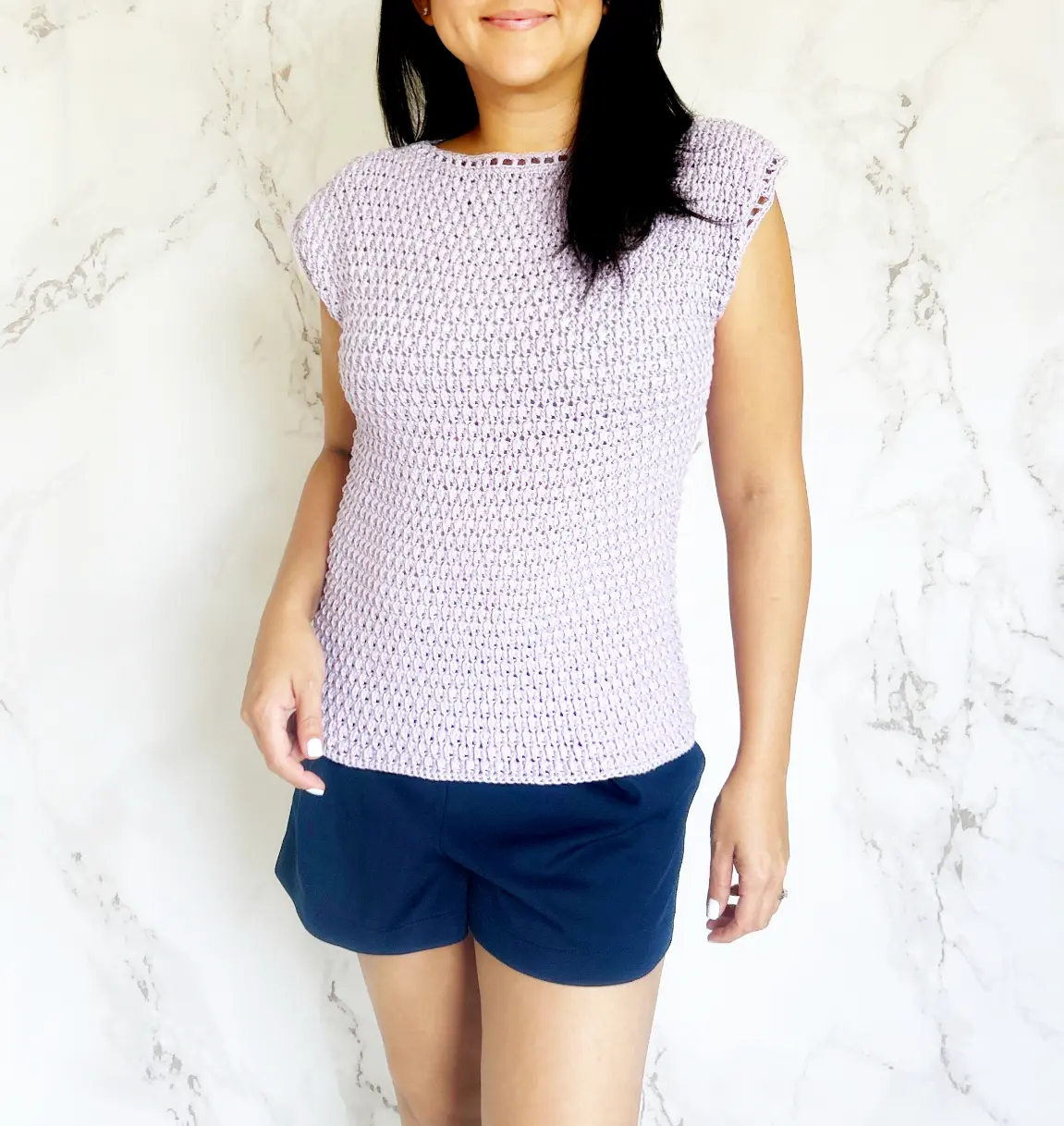 Desert lily crochet top