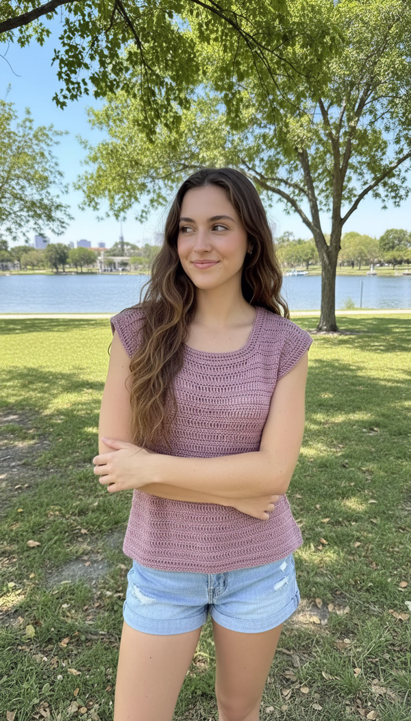 crochet tunic tshirt