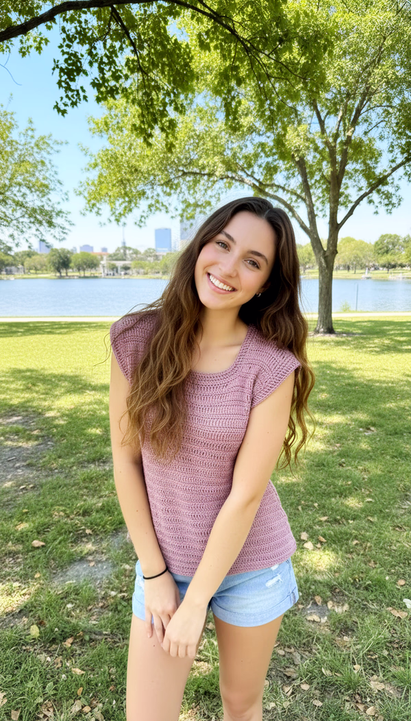 crochet tunic tshirt 