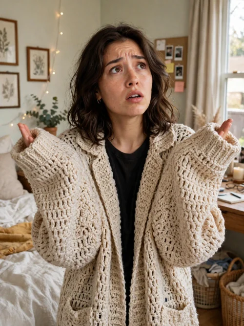 how to stop cardigan losing shape