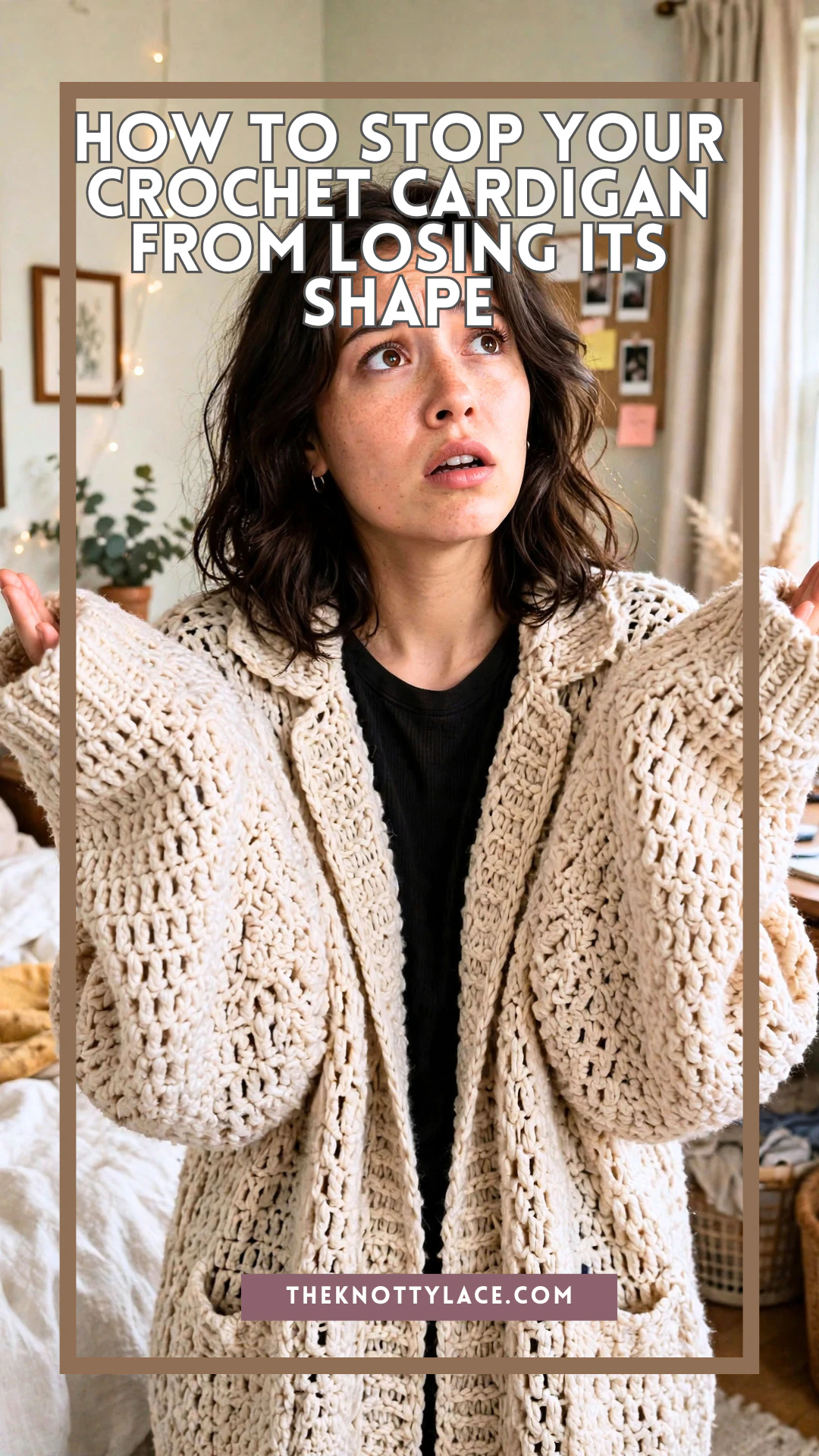 how to stop cardigan losing shape