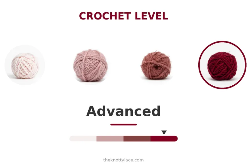 Skill level: Advanced Crochet skill level: Advanced