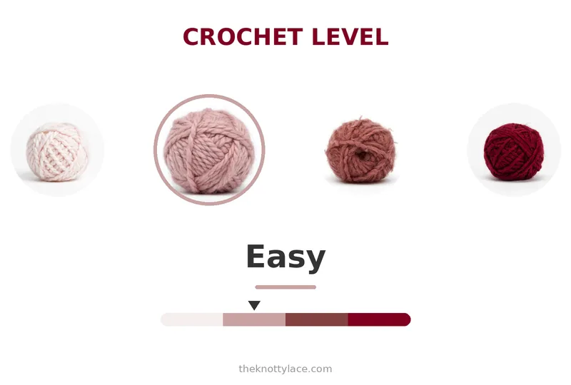 Skill level: Easy Crochet skill level: Easy