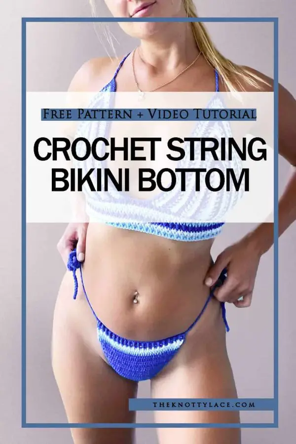 crochet string bikini bottom Mykonos