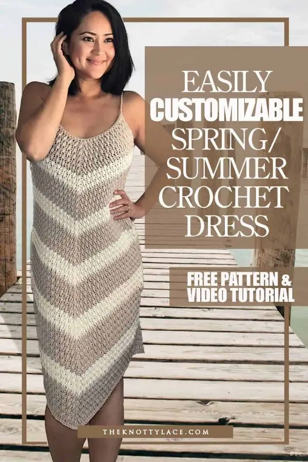 easily customizable spring summer crochet dress free pattern video tutorial