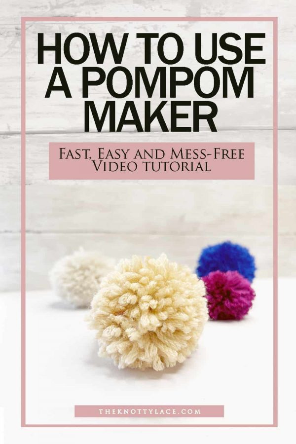 how to use a pompom maker fast easy and mess free video tutorial